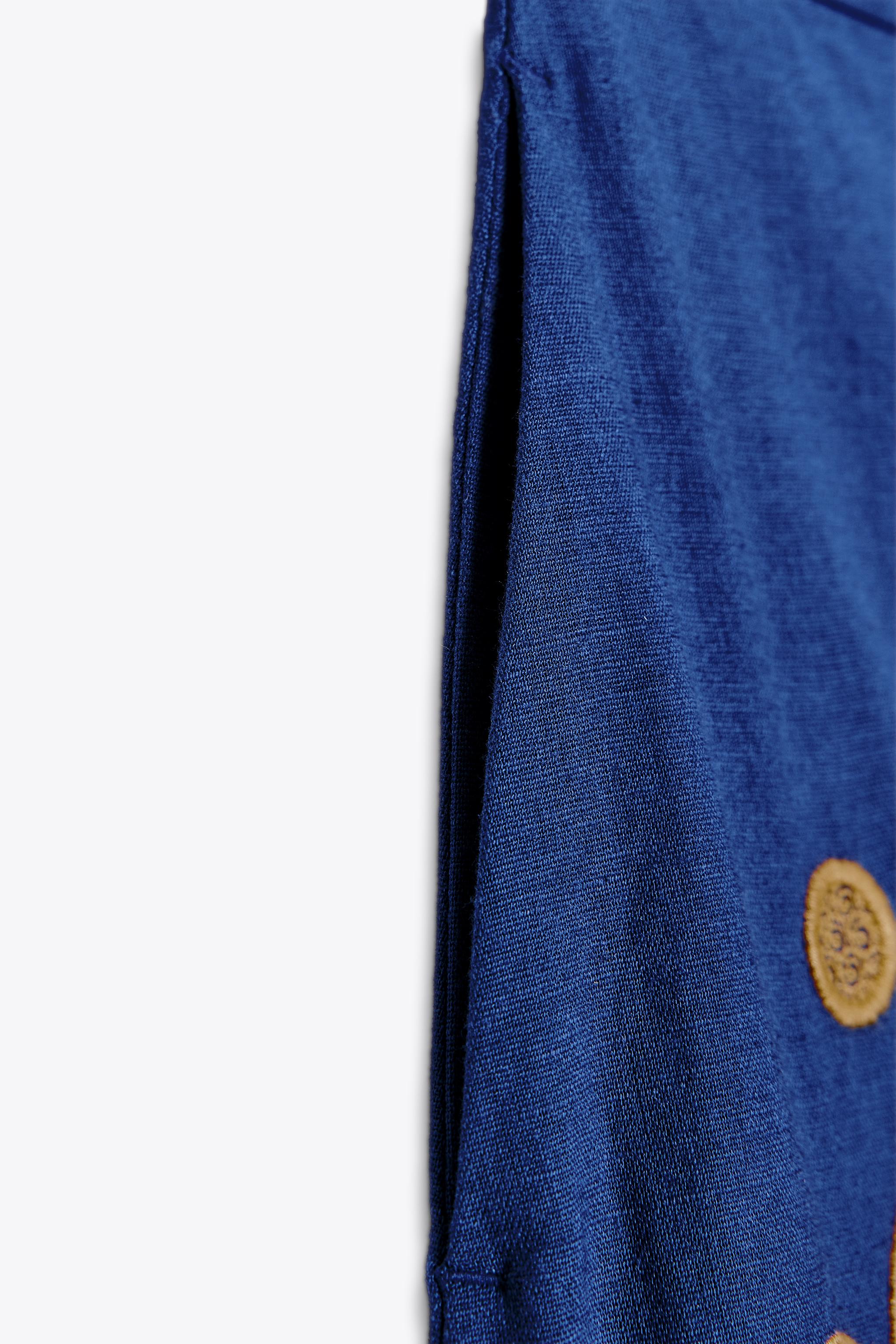 【ZARA】ZW COLLECTION 刺繍入りロングスカート 0148/041/400 ZW COLLECTION 刺繍入りロングスカート - ブルー | ZARA Japan