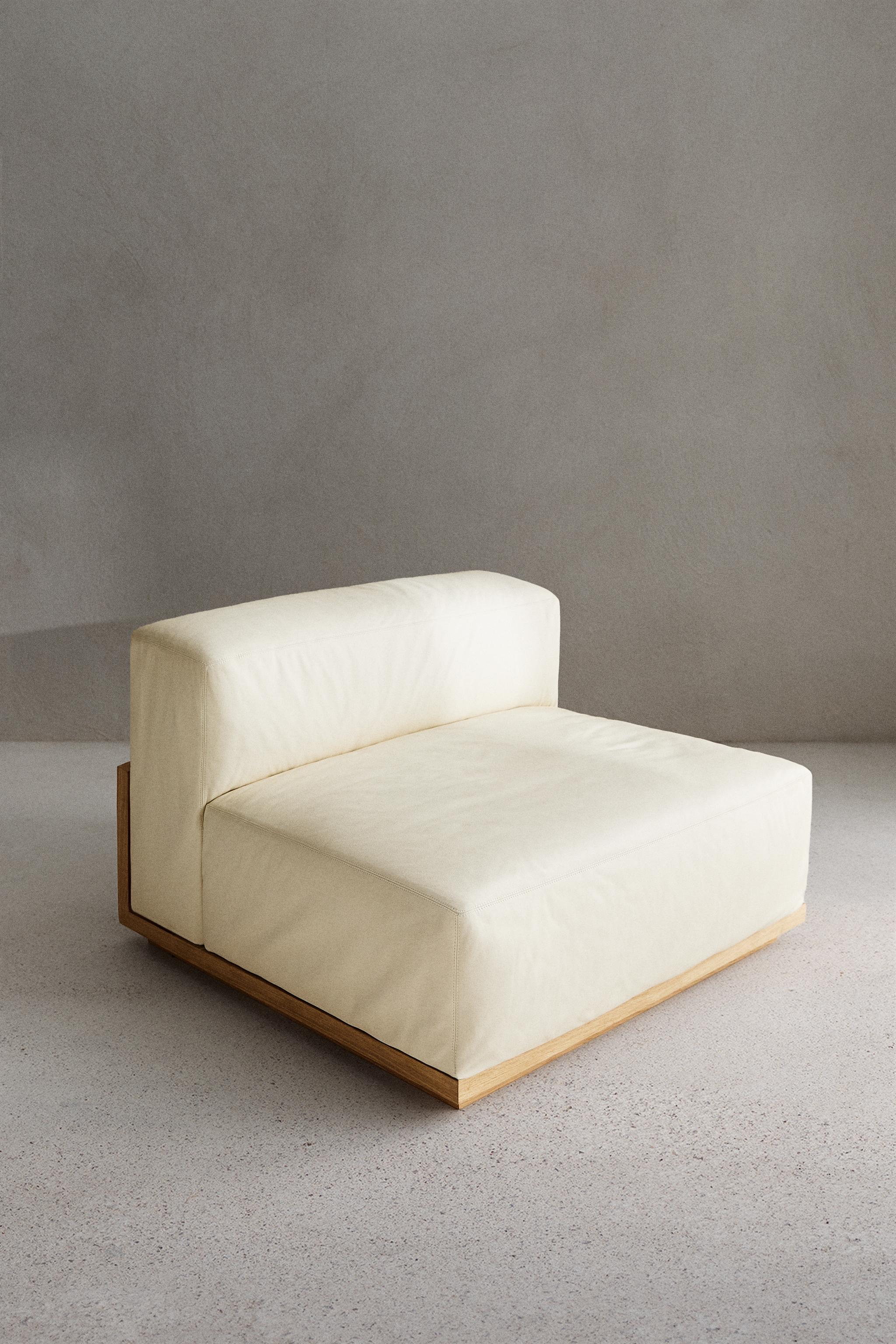 SOFA 02 | CENTRAL PIECE MODULE — Ecru