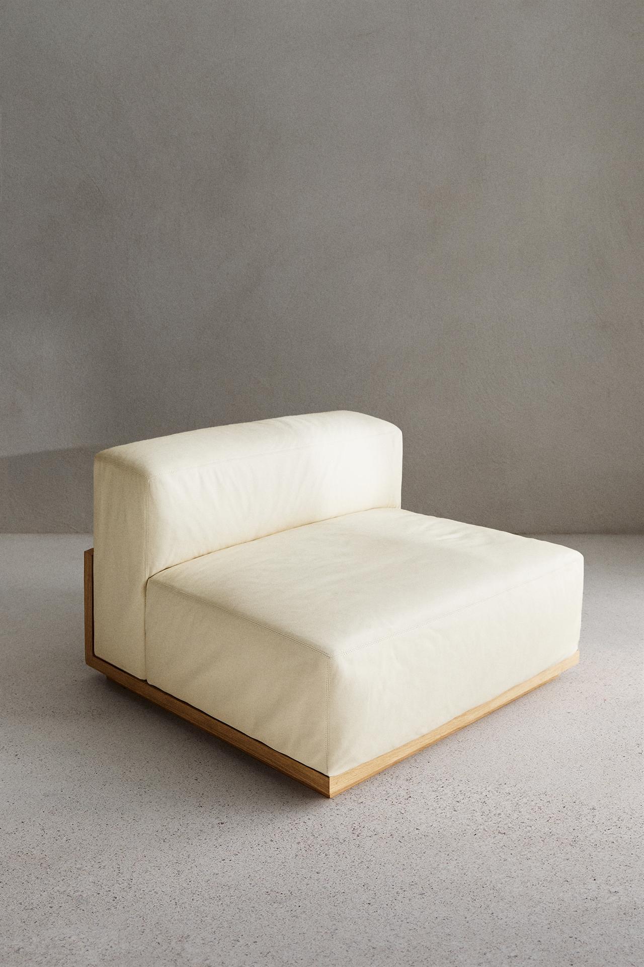 SOFA 02 | CENTRAL PIECE MODULE — Ecru
