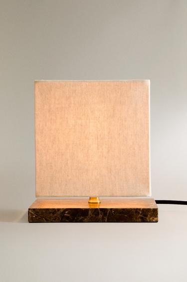 LAMPE DE TABLE CUBE - Gris de Zara - Image 1