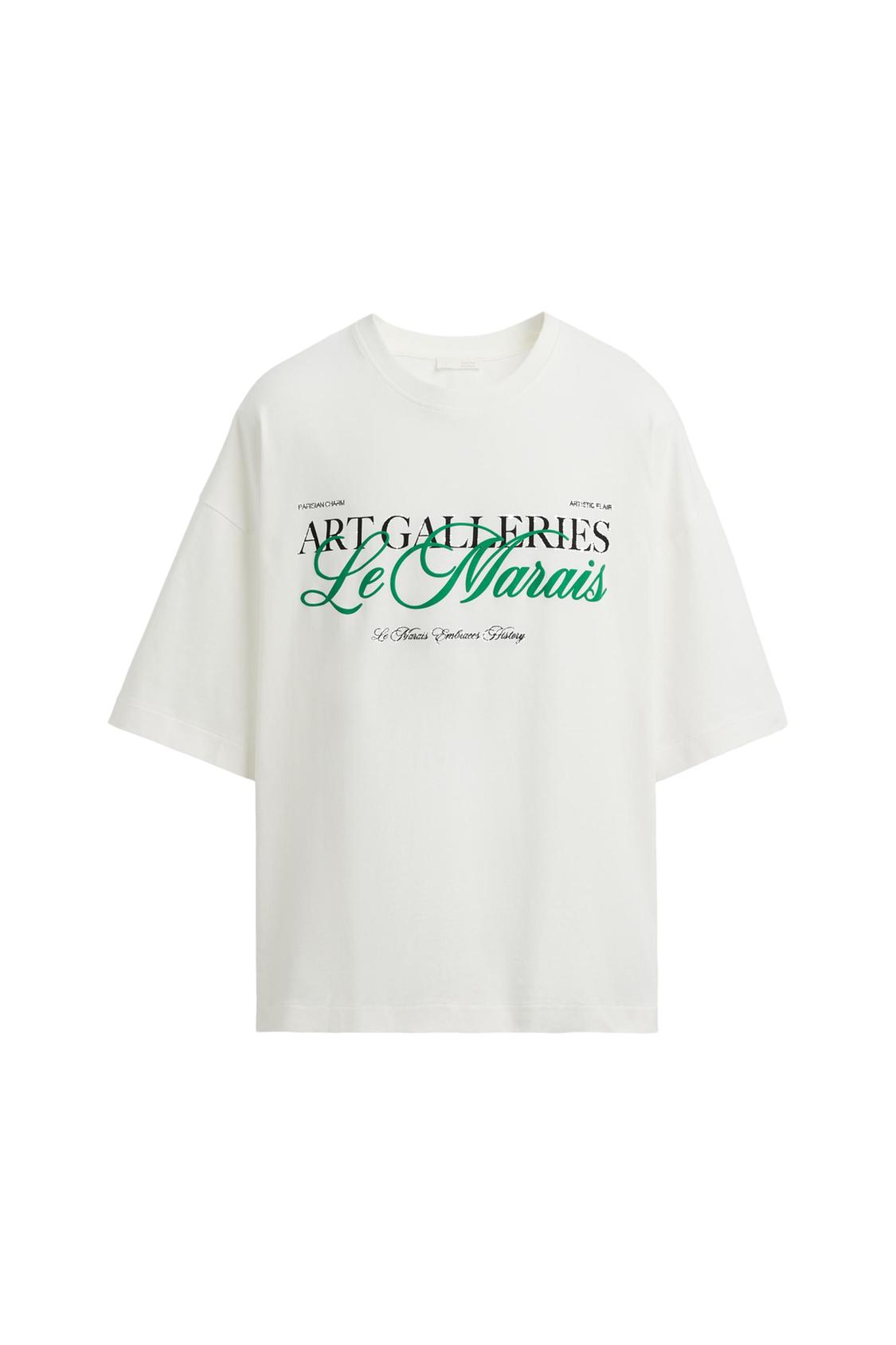 OVERSIZED SLOGAN T-SHIRT - Image 4