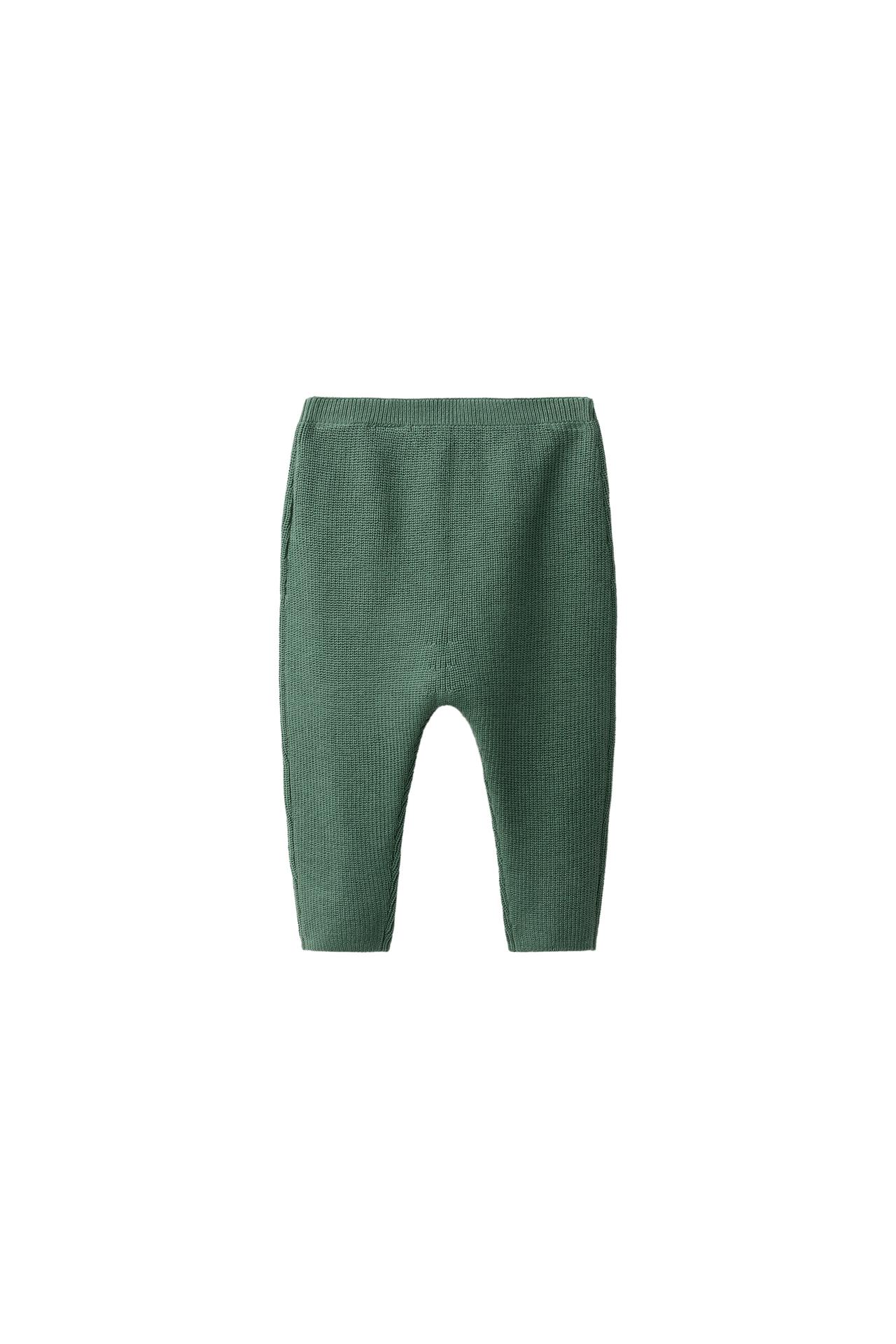 PEARL KNIT JOGGERS — Green