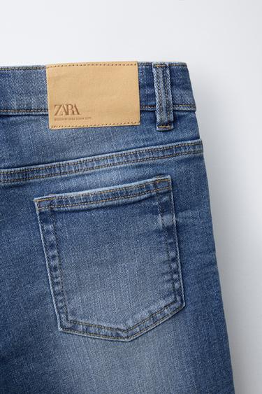 STRAIGHT DENIM BERMUDA SHORTS - Blue by Zara - Image 3