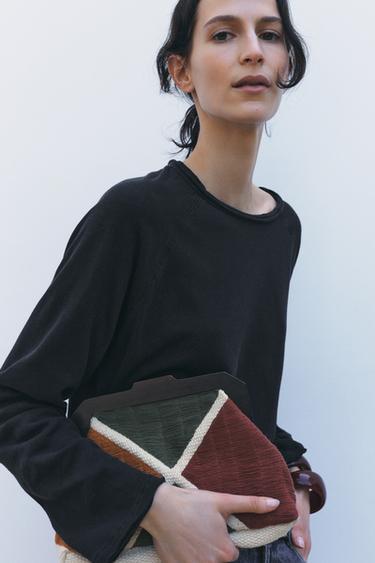 MEHRFARBIGE TASCHE - Cremefarben von Zara - Bild 0