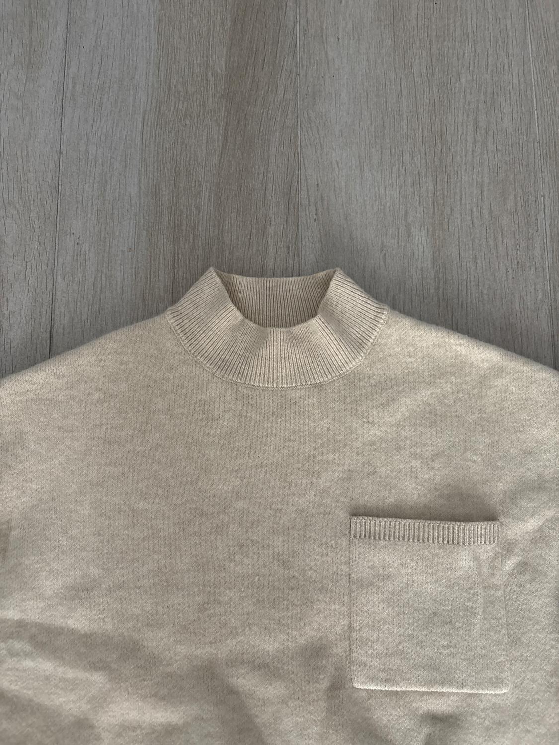 KNIT SWEATER WITH POCKET - Image 3