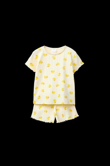 6-14 YEARS/ RIB DUCKLING PYJAMAS - Yellow by Zara - Image 0