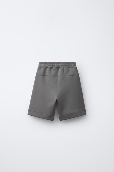 SPORTY BERMUDA SHORTS WITH MODAL BLEND - Anthracite grey by Zara - Image 1