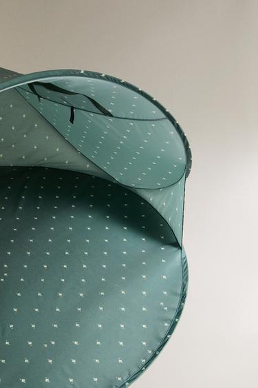 CHILDREN’S BEACH SHELTER TENT - Greenish by Zara - Image 1