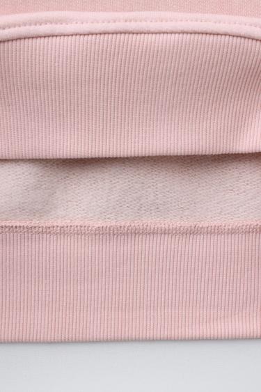 RAISED FLORAL SWEATSHIRT - Pink by Zara - Image 3