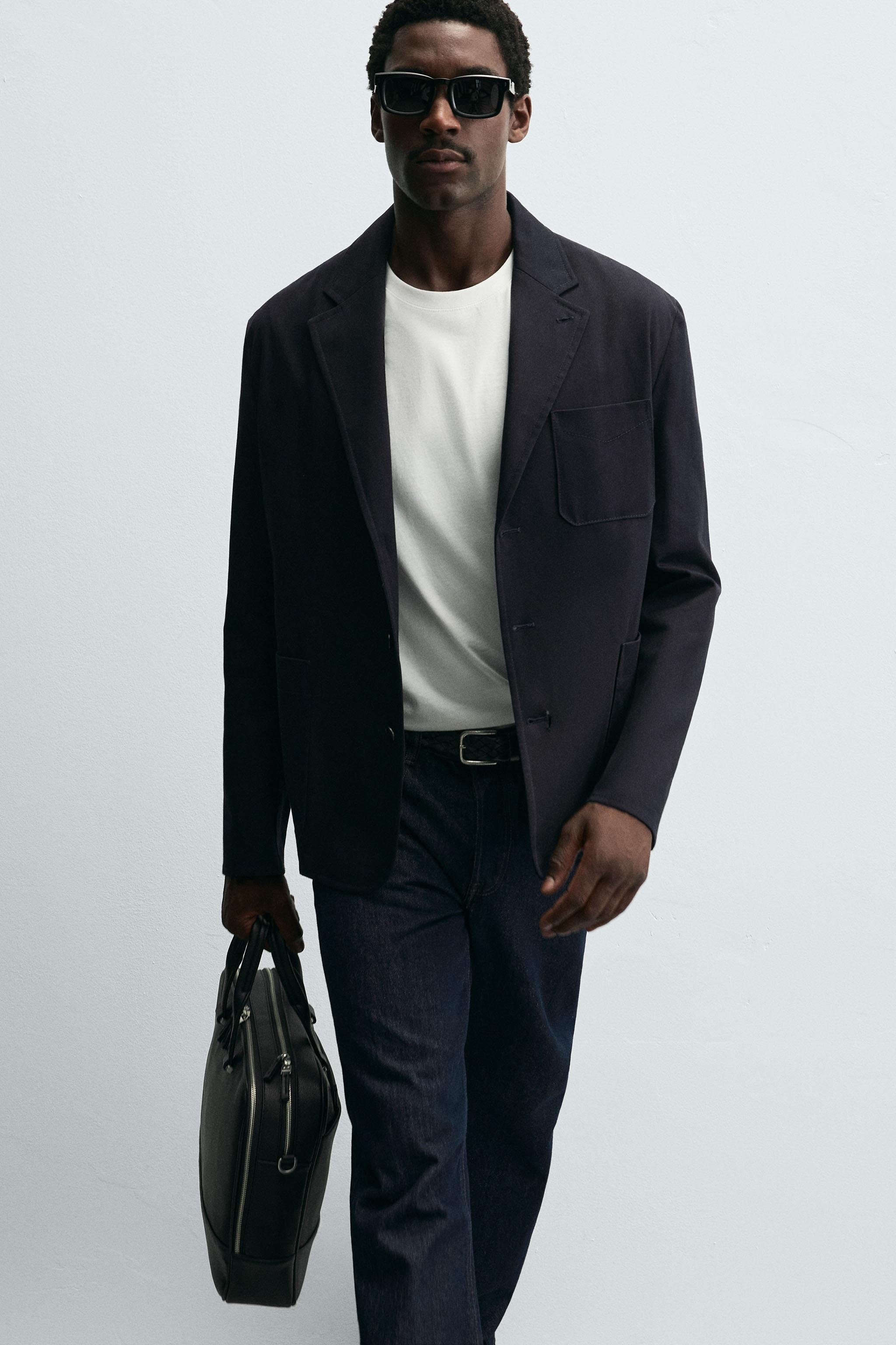 TEXTURE BRIEFCASE - Black | ZARA United States