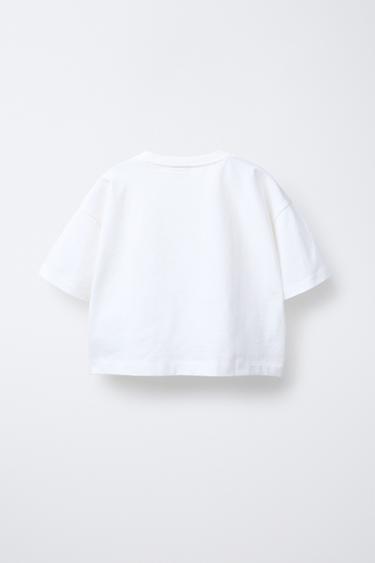 T-SHIRT LACETS LACE - Blanc de Zara - Image 2