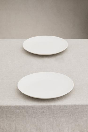 NAPPE LIN DÉLAVÉ - Beige clair de Zara - Image 1