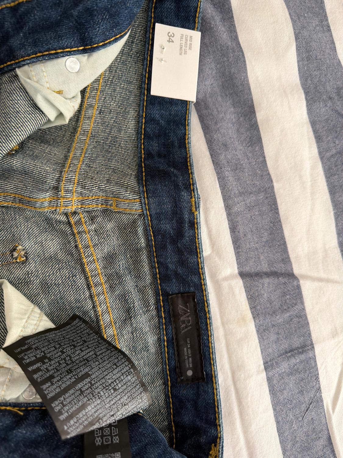 ZW COLLECTION BARREL MID-WAIST JEANS - Image 3