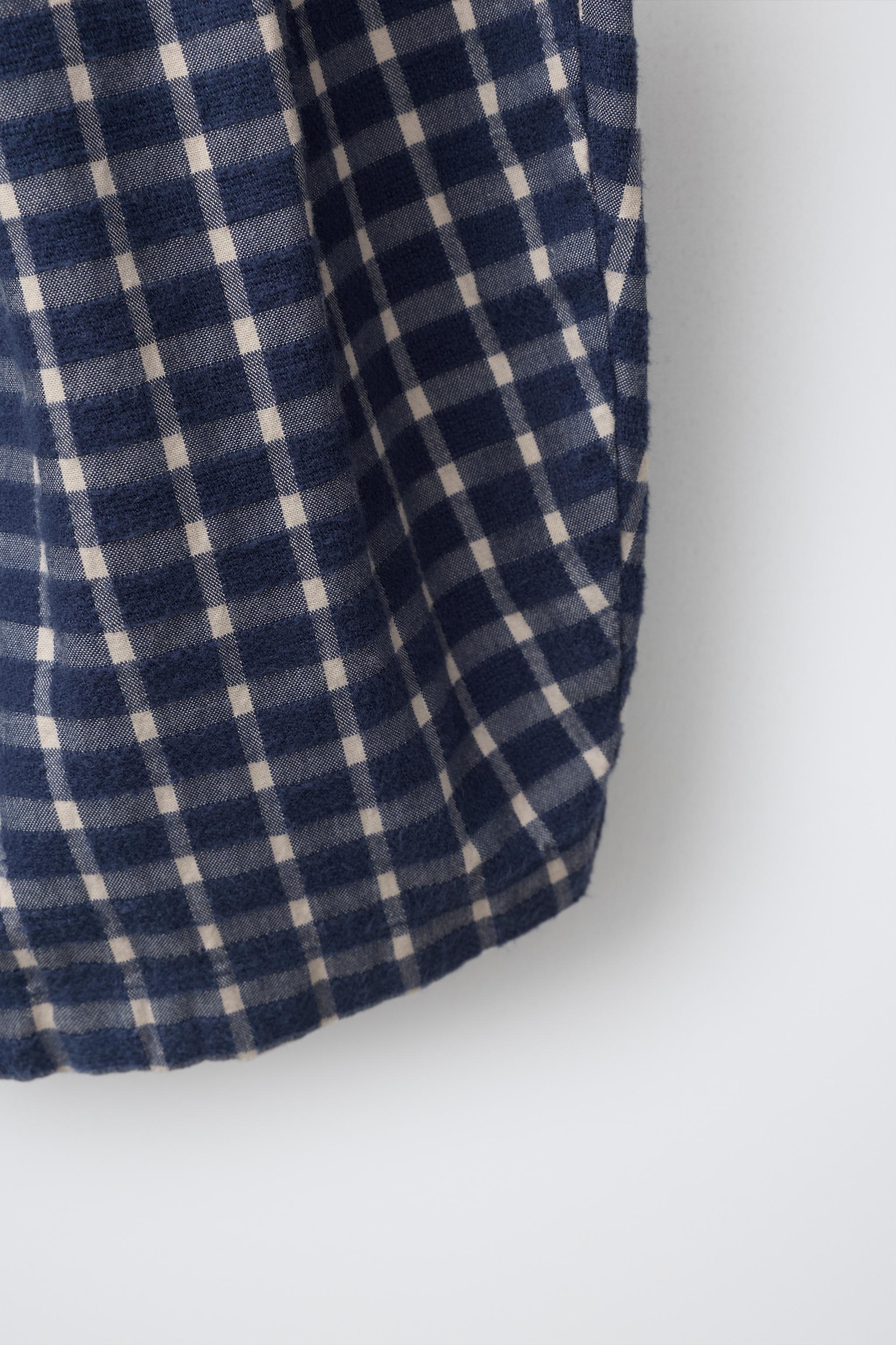 PLEATED CHECK BALLOON PANTS