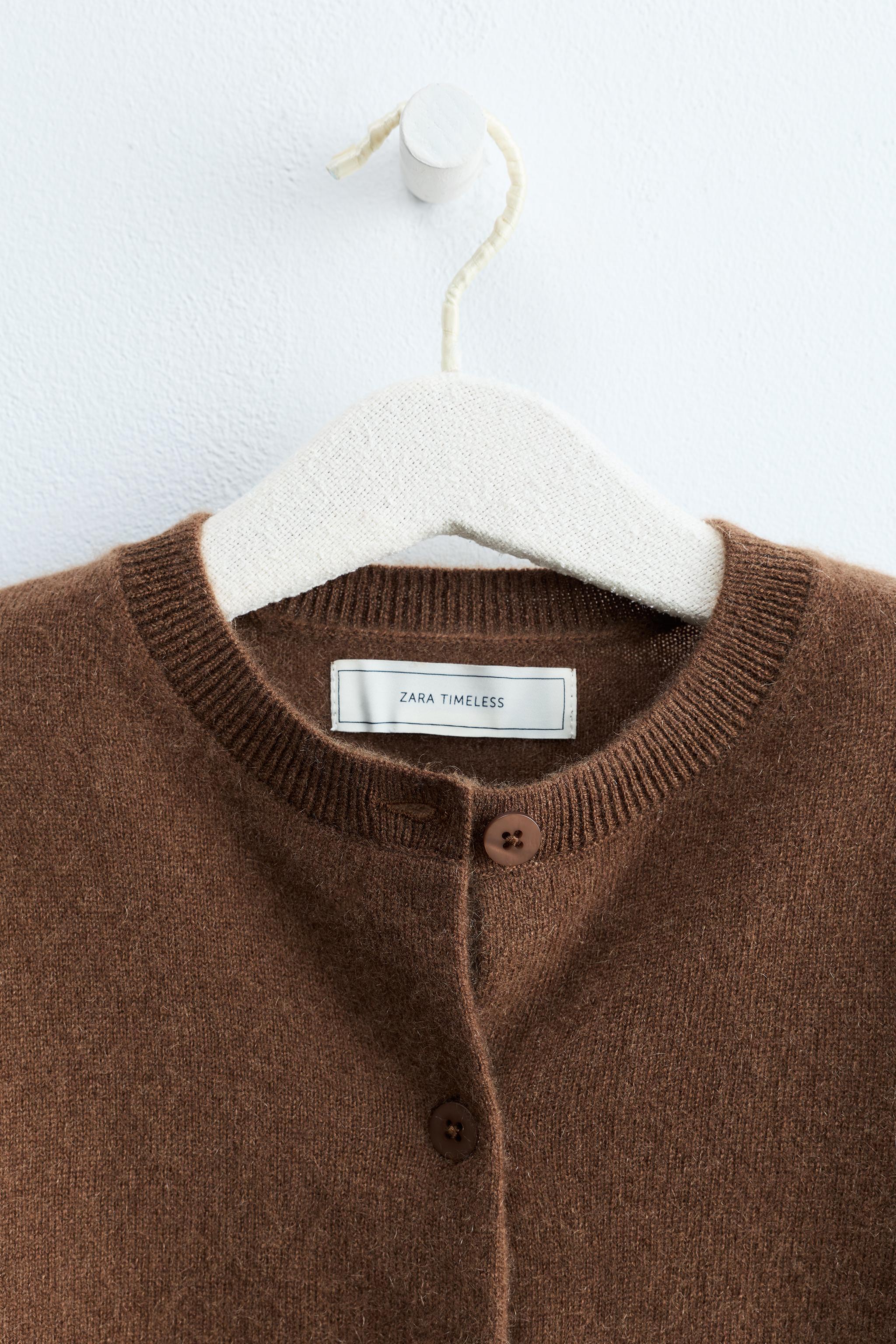 ZARA TIMELESS – GILET EN MAILLE 100 % CACHEMIRE