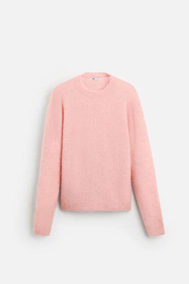 JERSEY CON LANA - Rosa pastel de Zara