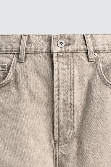 ORIGINS STRAIGHT ANKLE FIT JEANS - Light grey by Zara - Image 9