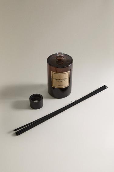 (500 ML) INCENSE LEATHER REED DIFFUSERS - Bronze by Zara - Image 1