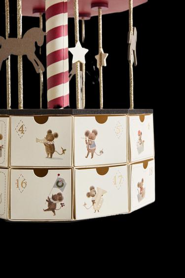 CHRISTMAS CAROUSEL ADVENT CALENDAR - Multicoloured by Zara