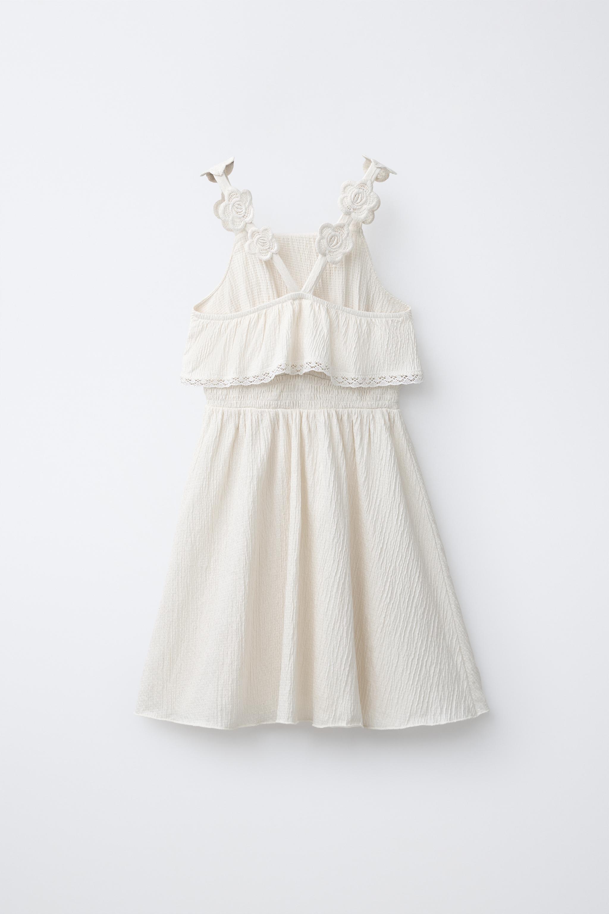 ROBE À FLEURS BRODÉES