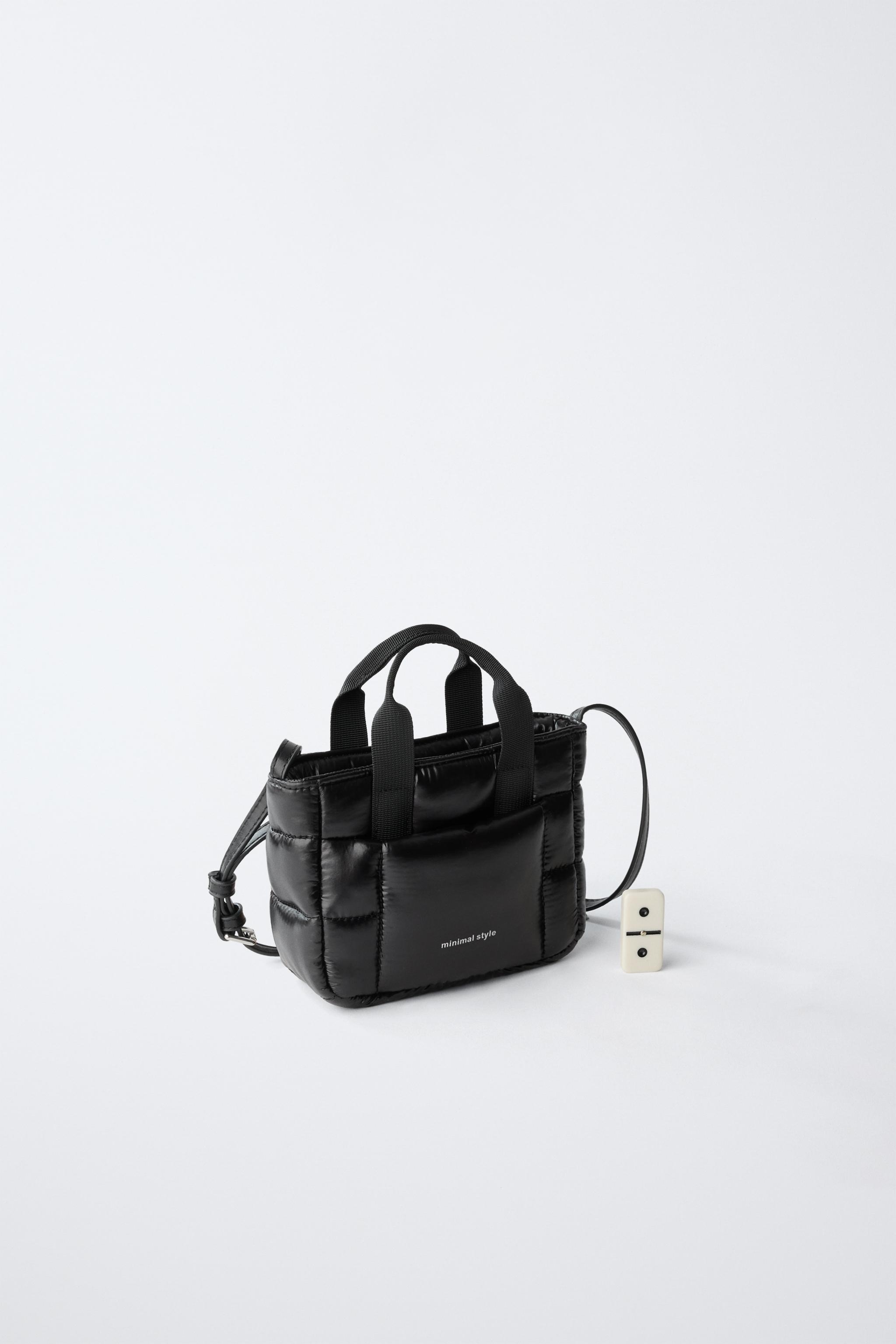 キルティングクロスボディバッグ - ブラック | ZARA Japan / 日本