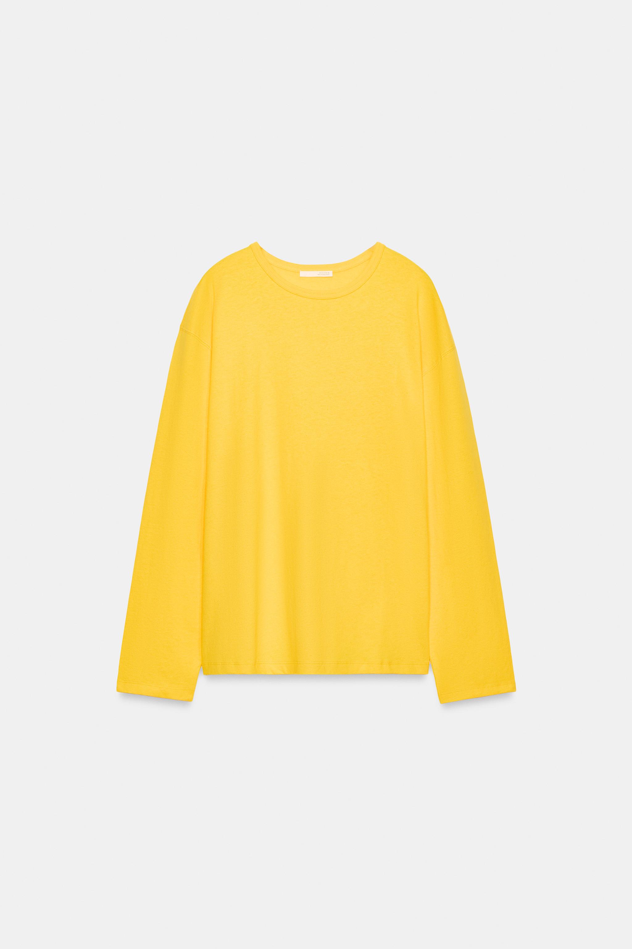 COTTON AND LINEN T-SHIRT