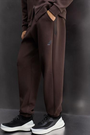 TECHNICAL TROUSERS WITH ZIP - Burgundy by Zara - Image 5