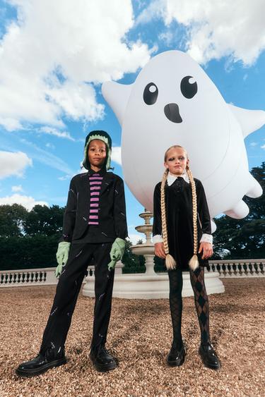 FRANKENSTEIN FANCY DRESS GLOVES - Green by Zara