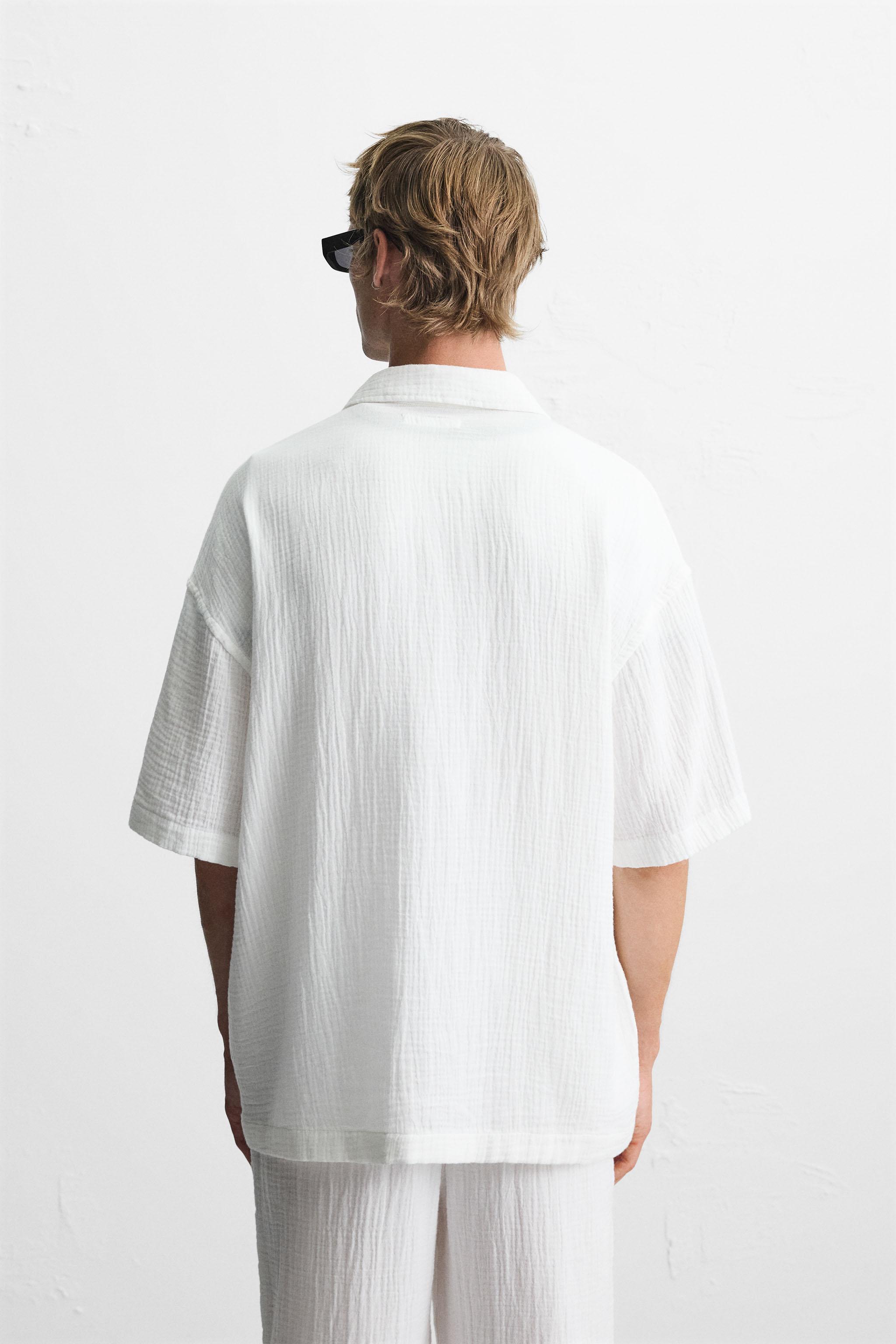 CHEMISE EFFET FROISSÉ