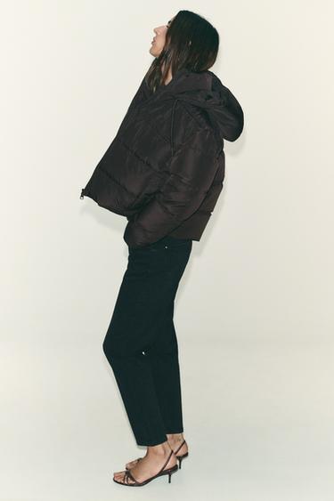 WATER AND WIND PROTECTION SHORT PADDED ANORAK - Brown by Zara - Image 1