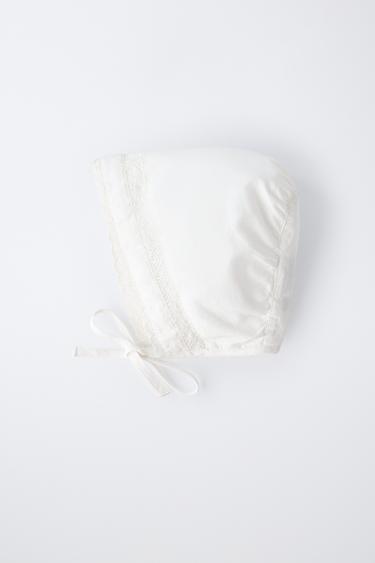 BONNET DENTELLE - Blanc de Zara - Image 3