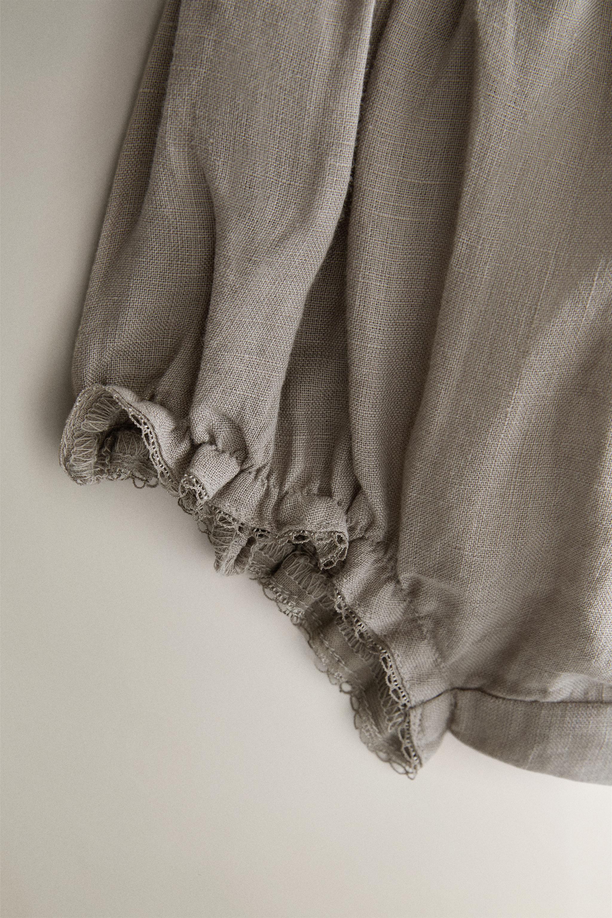 LINEN BABY BLOOMERS