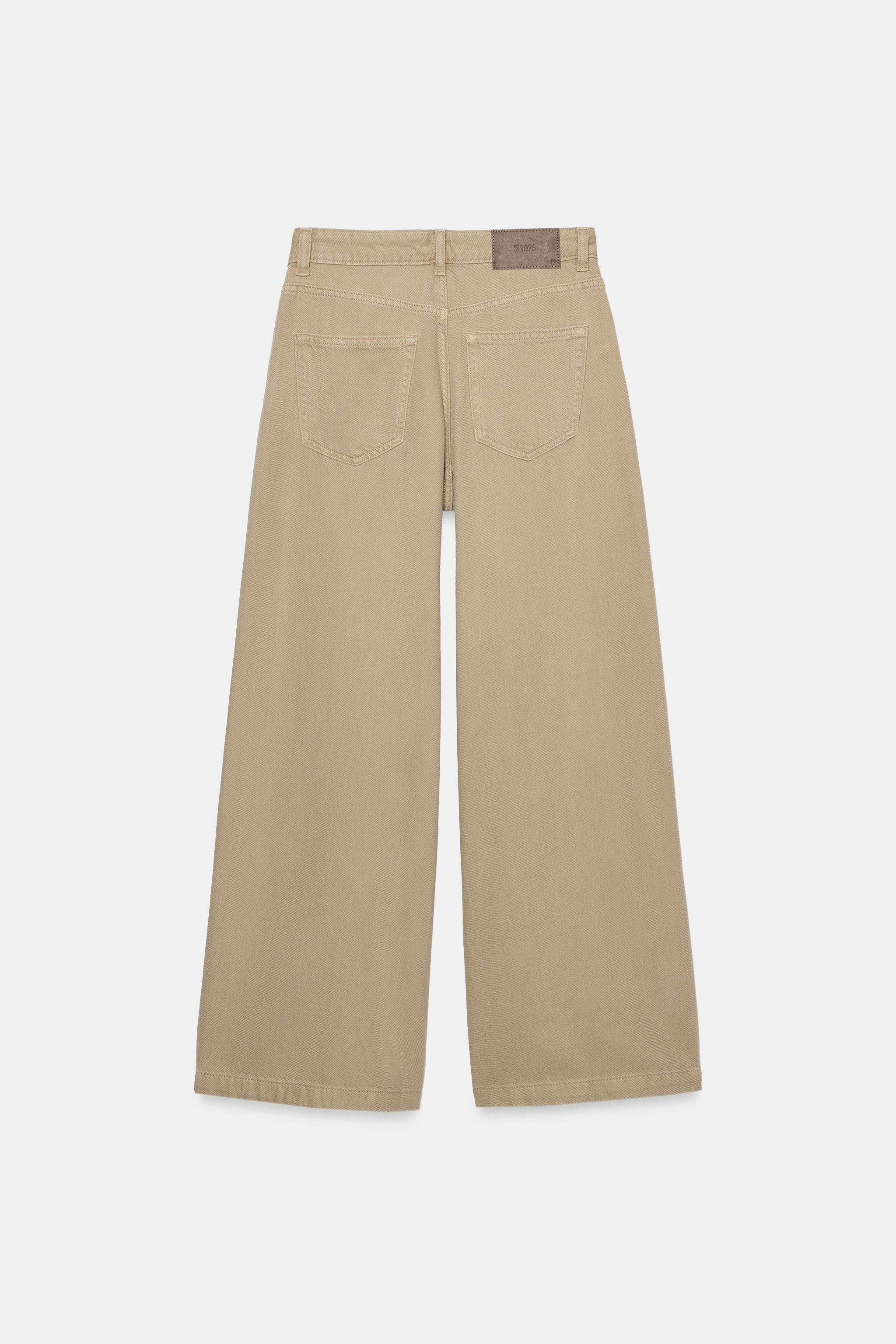 Z1975 HIGH WAIST WIDE LEG JEANS WITH DARTS