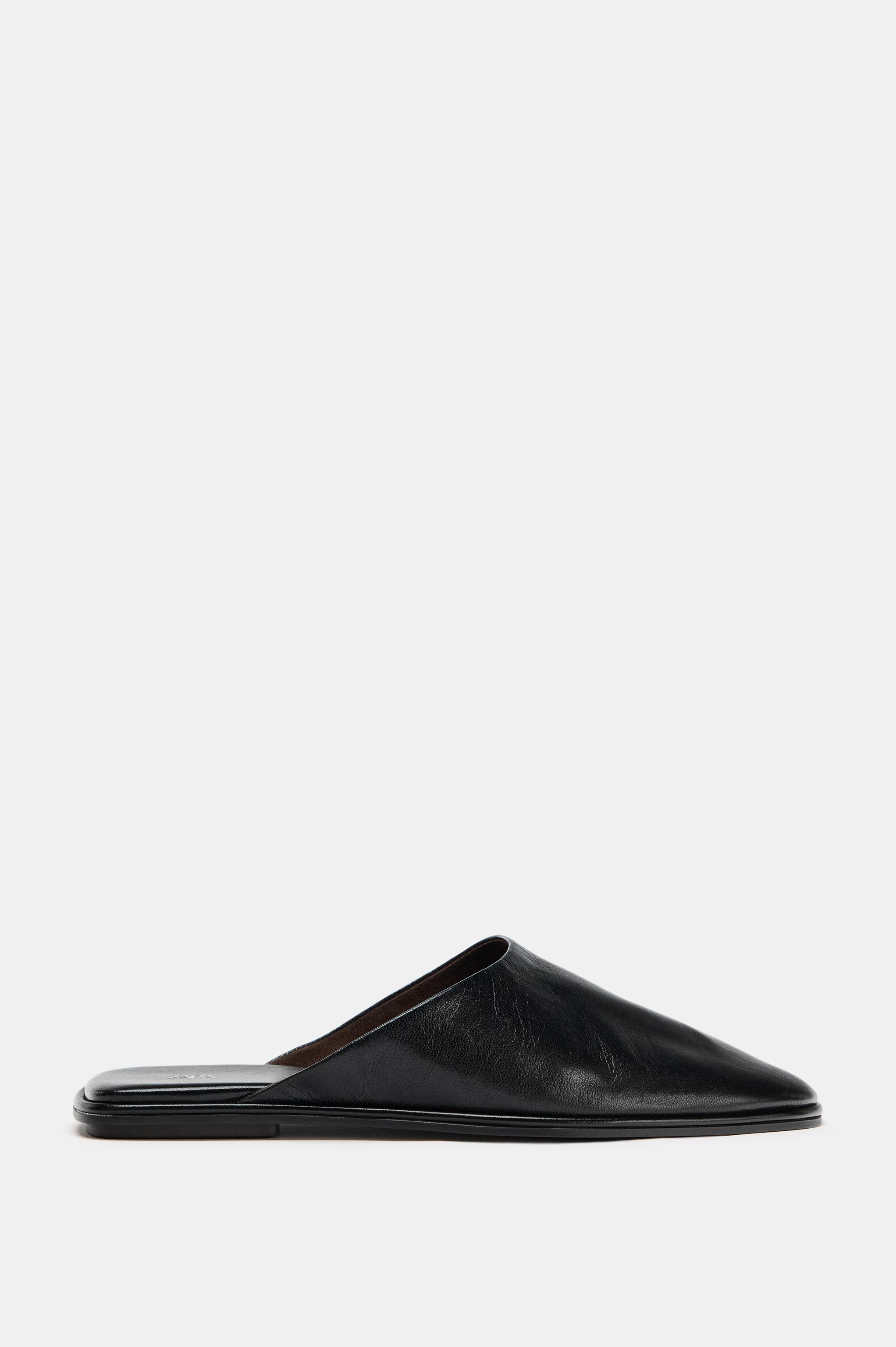 ZARA 刺繍入りメッシュスリングバックシューズ スペイン発送 ZARA 刺繍入りメッシュスリングバックシューズ