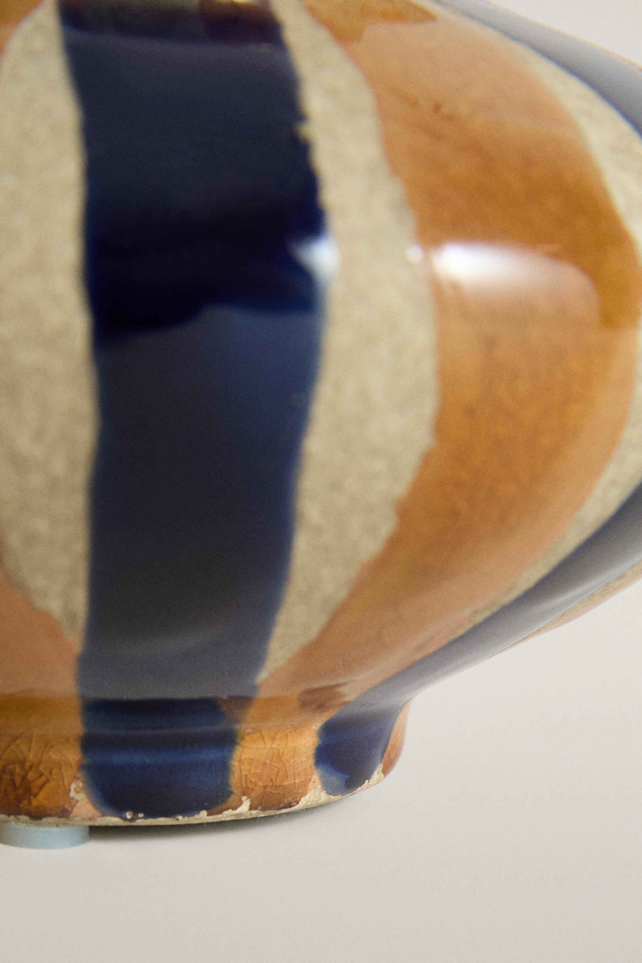 VASE DÉCORATIF CÉRAMIQUE ROND