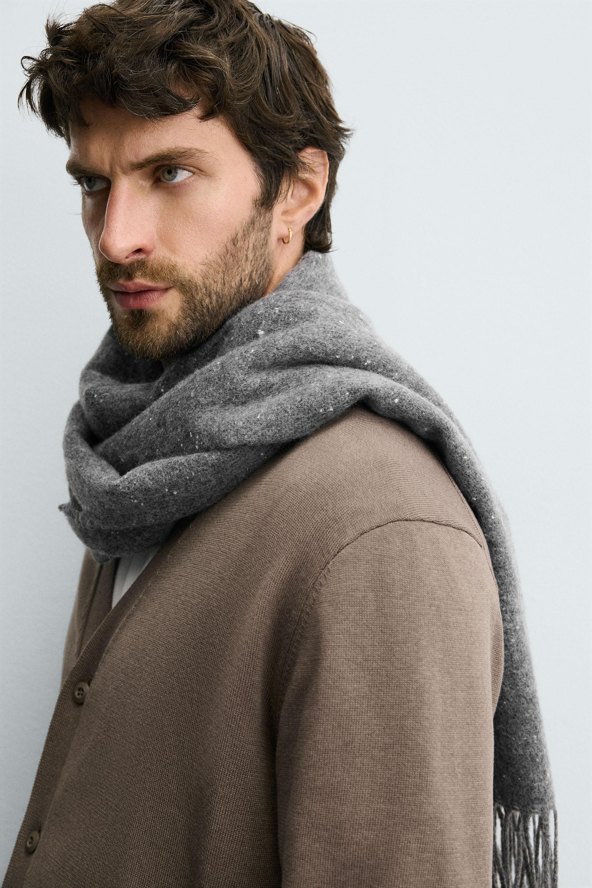 ÉCHARPE STRUCTURÉE À BOUTONS