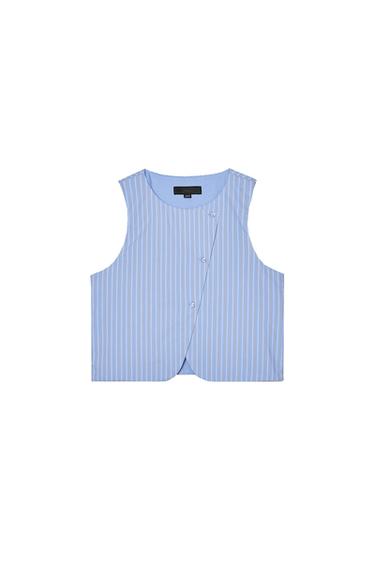 STRIPED SLEEVELESS TOP