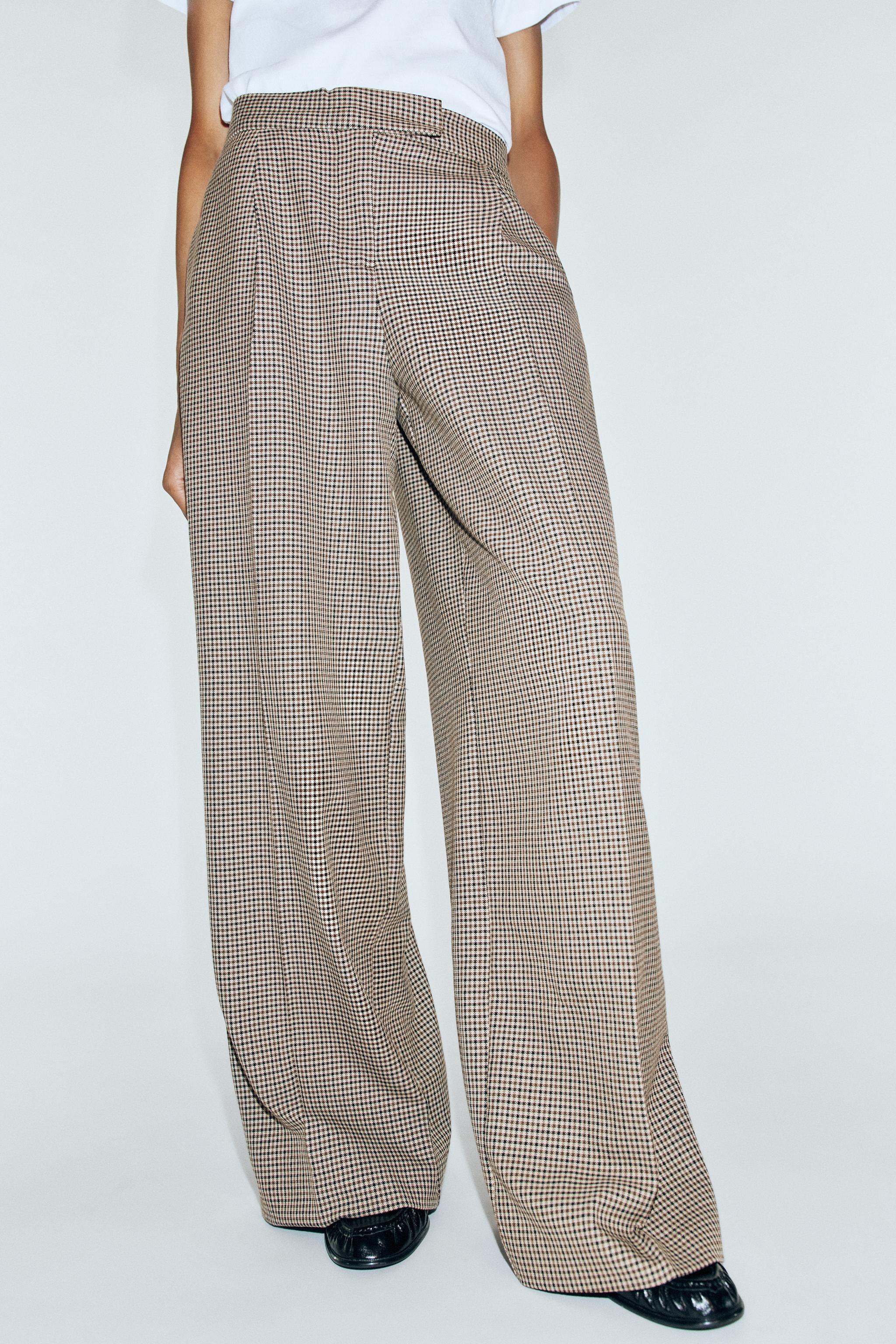 PANTALON LARGE À PINCES