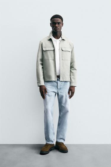 JEANS STRAIGHT FIT REGULAR - Azul claro de Zara - Imagen 0