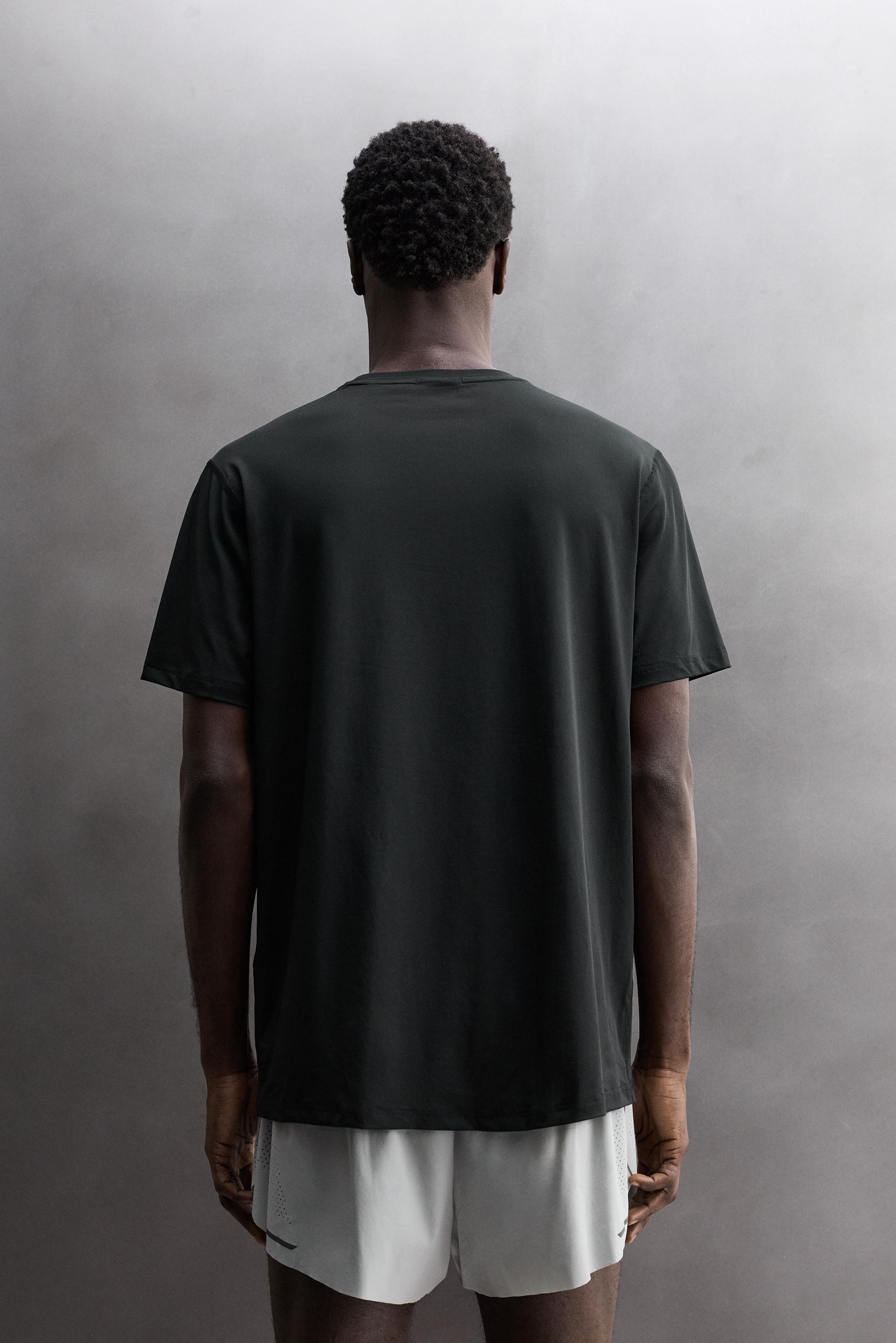 Zara BASIC TEKNİK T-SHIRT görsel 3