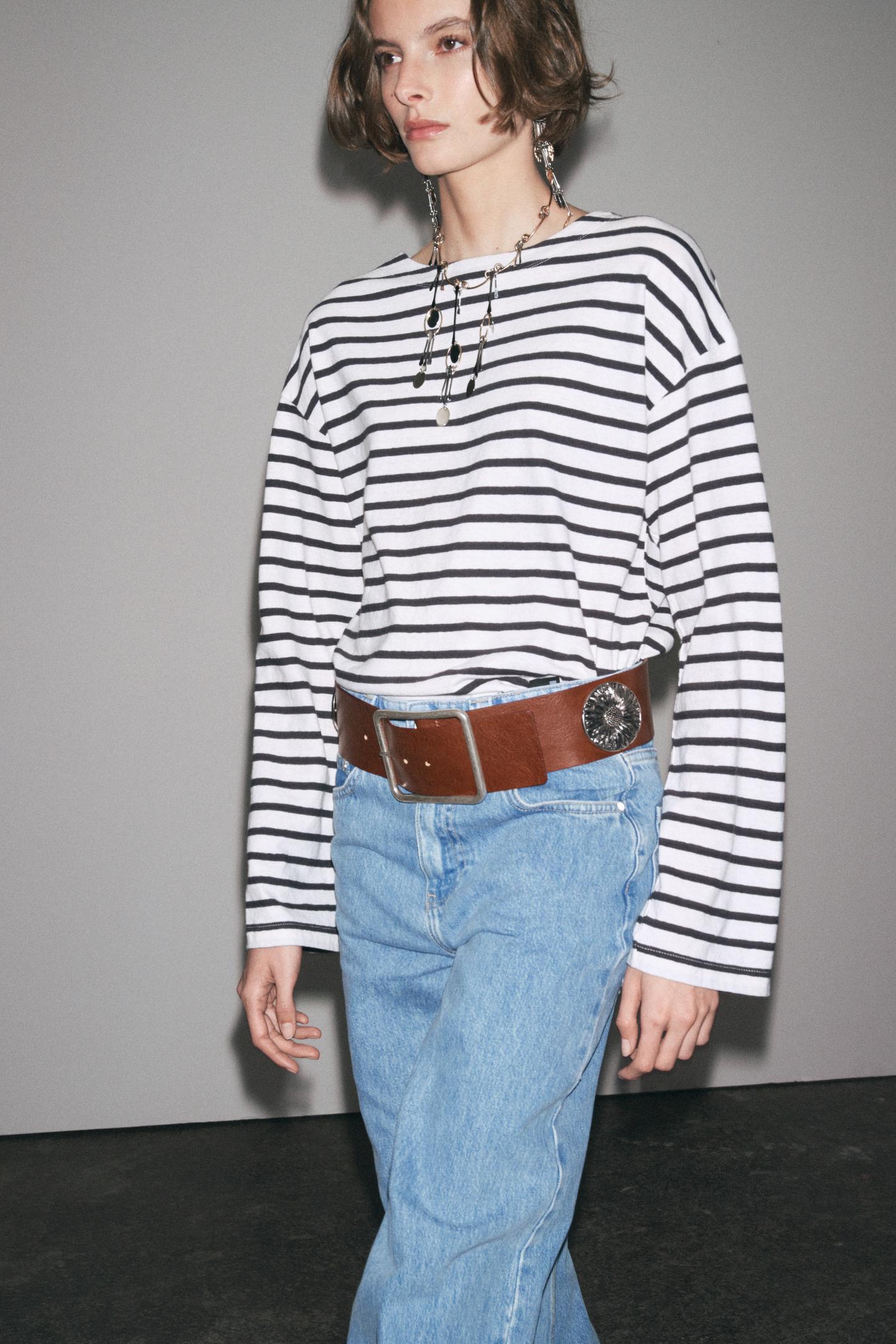 STRIPED LONG SLEEVE T-SHIRT