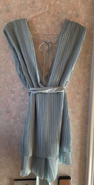 PLEATED JUMPSUIT WITH BELT - Image 2