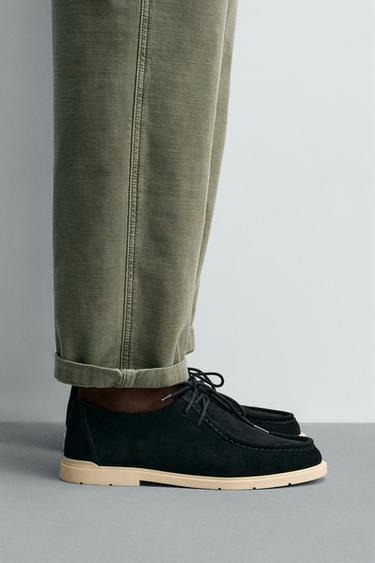 נעלי עור קז'ואל - שחור של Zara - תמונה 0