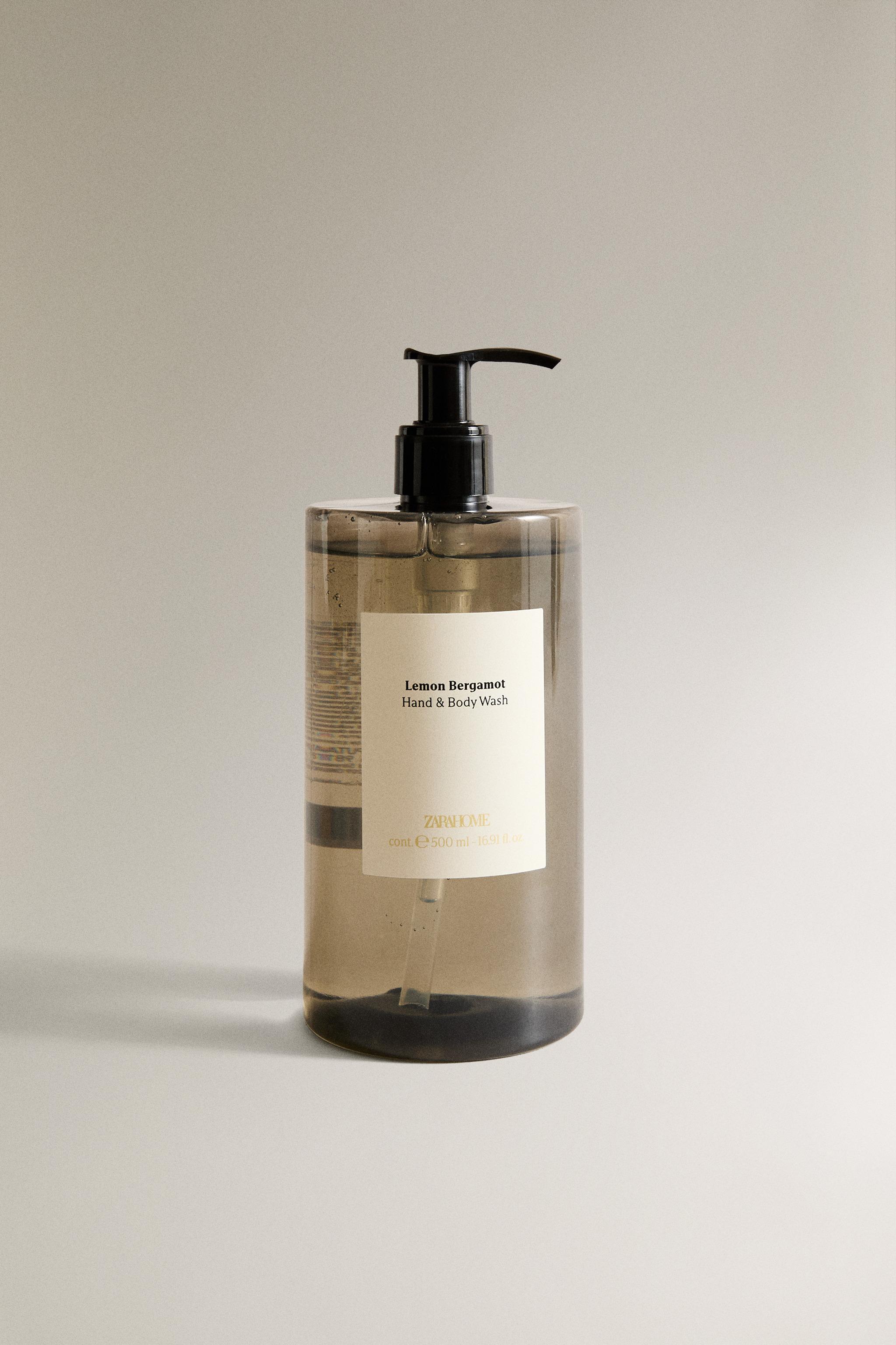 (500 ML) LEMON BERGAMOT HAND AND BODY LIQUID SOAP — white
