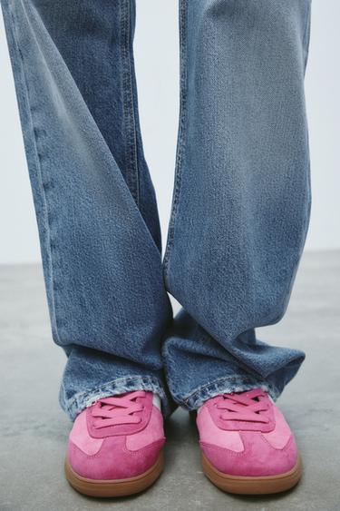 KRĀSAINI SPORTISKA STILA APAVI - Fuksiju krāsa no Zara