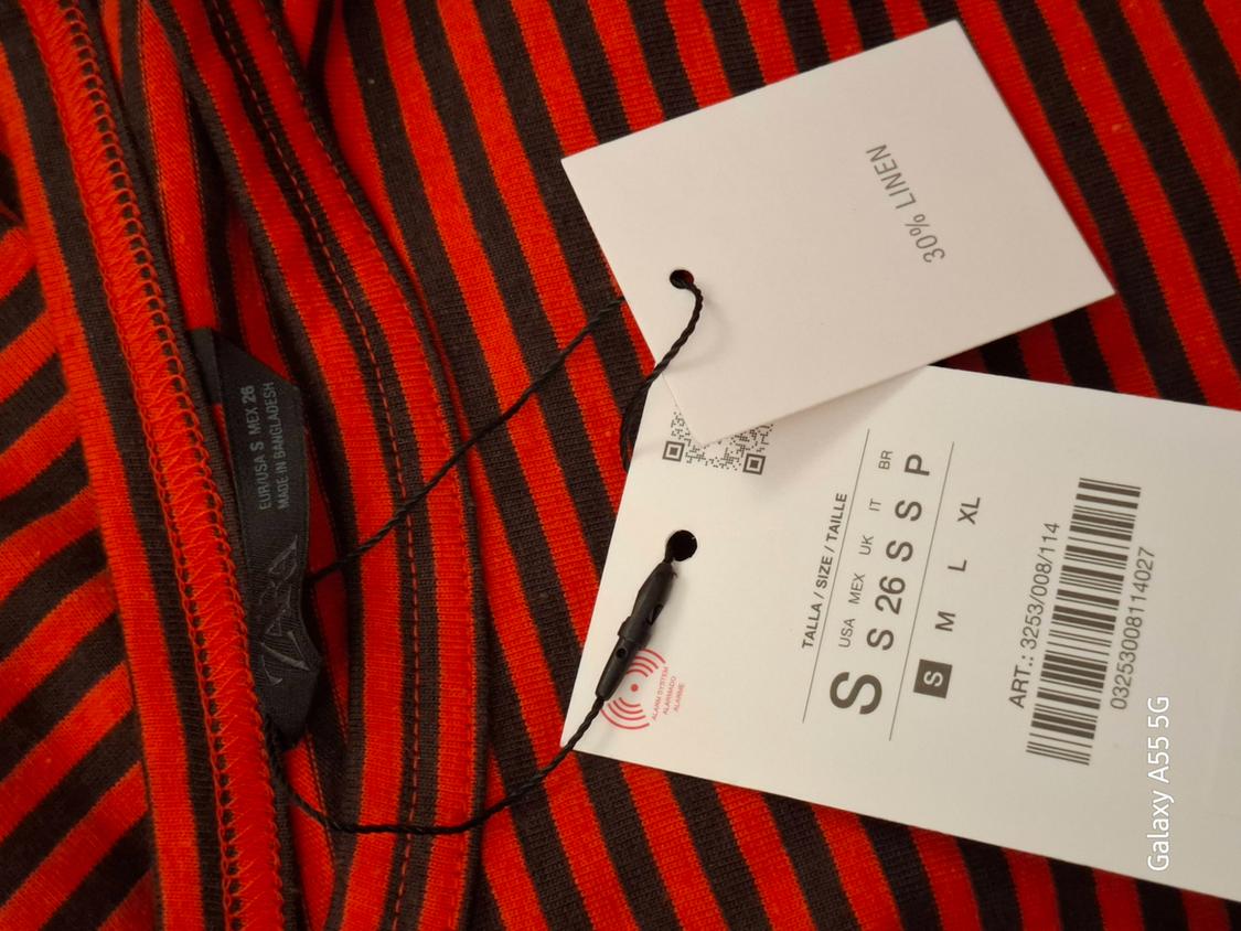 STRIPED COTTON AND LINEN T-SHIRT - Image 4