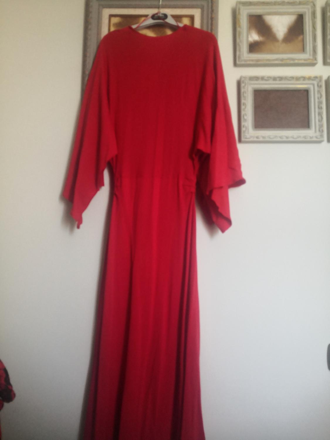 KNIT DRESS WITH CAPE SLEEVES - Image 2