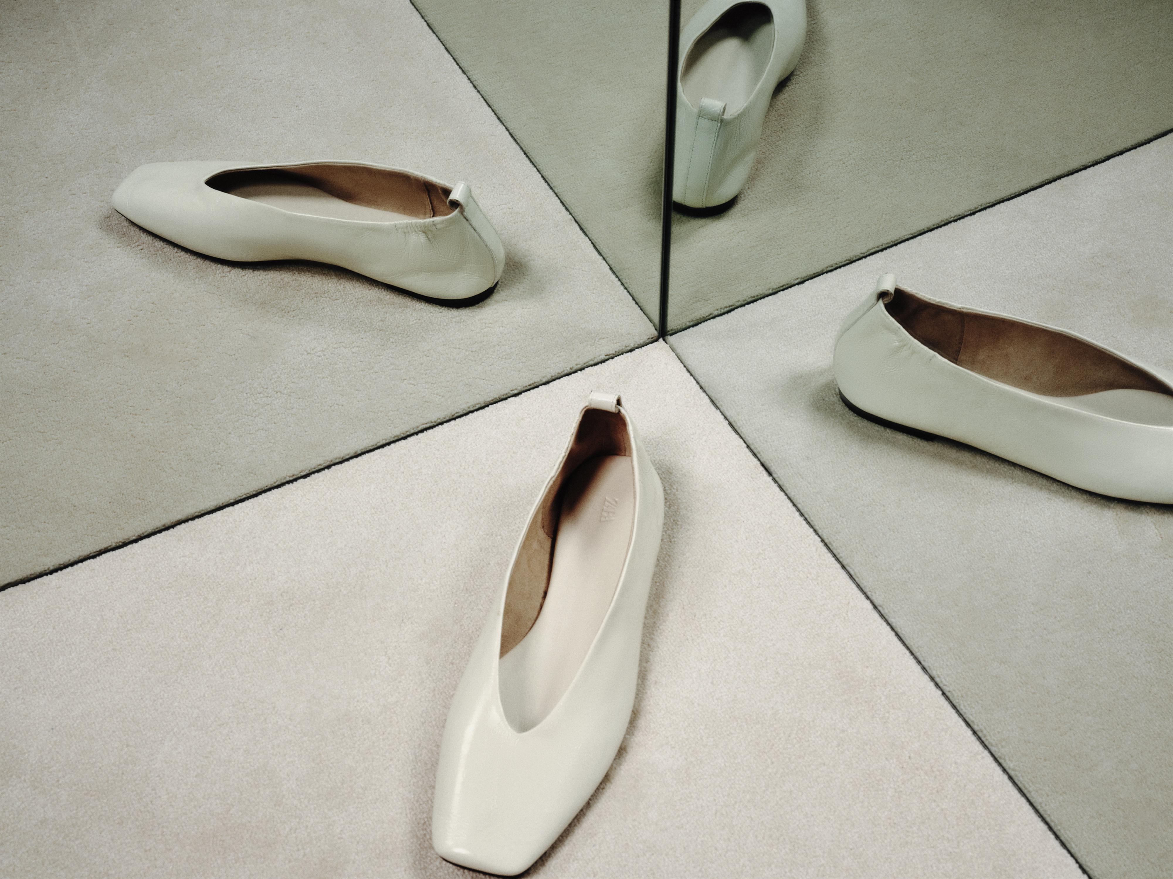 LIMITED EDITION LEATHER BALLET FLATS