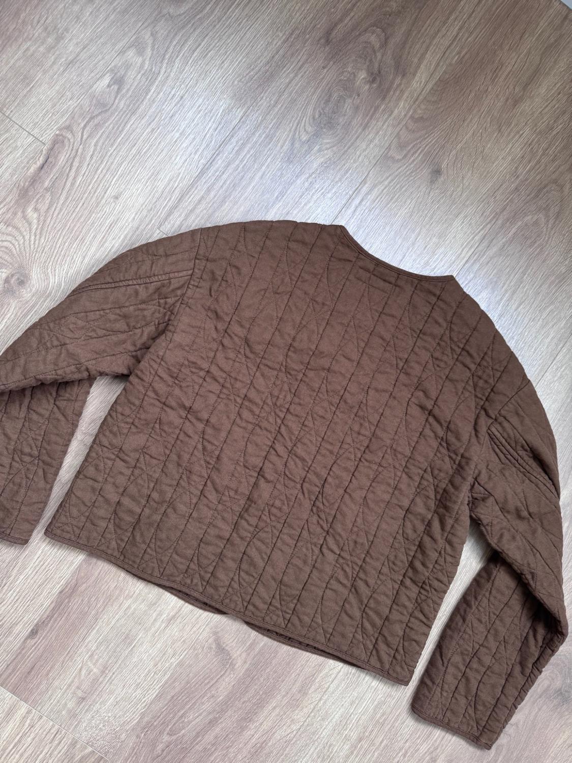 RUSTIC LINEN BLEND PUFFER JACKET - Image 5