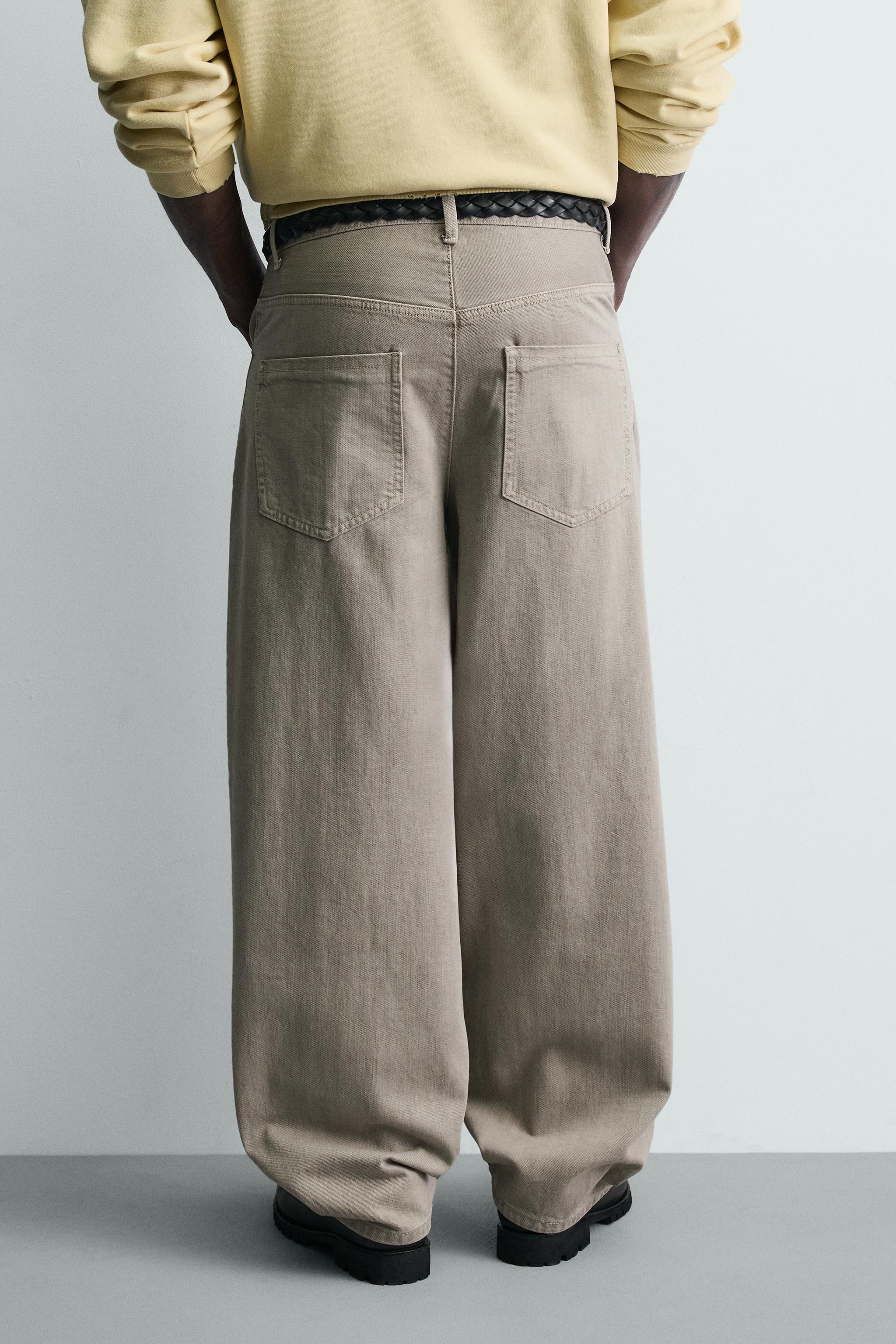 PANTALON COUPE DÉCONTRACTÉE À FERMETURE CROISÉE